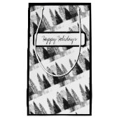 白黒バッグ抱き枕 スモールペーパーバッグ (正面)