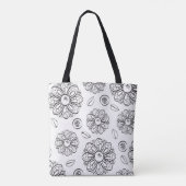 白黒バッグ トートバッグ (裏面)