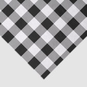 白黒バッファローのプレイド素朴パターン 薄葉紙 (詳細)