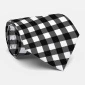 白黒バッファローの点検のタイ ネクタイ (ロール)