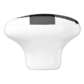 白黒バッファローの点検の家具のノブ セラミックノブ (側面)