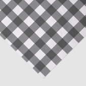 白黒バッファローの点検の格子縞のティッシュペーパー! 薄葉紙 (詳細)