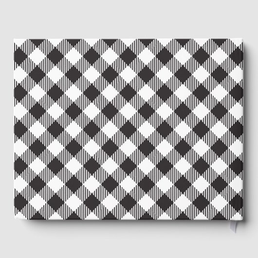 白黒バッファローひまわり結婚の花 ゲストブック (裏面)