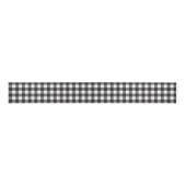 白黒バッファローギンガムチェックプラッドホリデイ グログランリボン (正面)