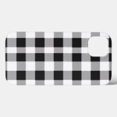 白黒バッファローギンガムチェックプラッドホリデーカ Case-Mate iPhoneケース (裏面 (横))