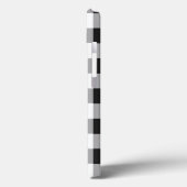 白黒バッファローギンガムチェックプラッドホリデーカ Case-Mate iPhoneケース (裏面 / 左)