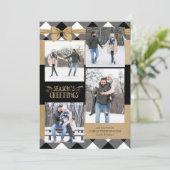 白黒バッファローチェックブラウンクラフトボウ シーズンカード (スタンド正面)