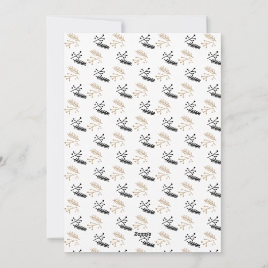 白黒バッファローチェックブラウンクラフト応援 シーズンカード (裏面)