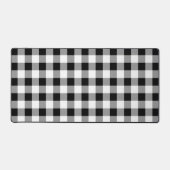白黒バッファローチェックプレイド デスクマット (正面)