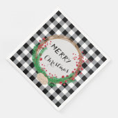 白黒バッファローチェック企業のホリデーパーティー (コーナー)