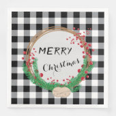 白黒バッファローチェック企業のホリデーパーティー (正面)