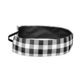 白黒バッファローチェック アスレチックヘッドバンド (左)
