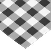 白黒バッファローチェック テーブルクロス (アングル)