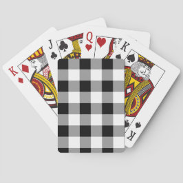 白黒バッファローチェック トランプ