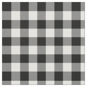 白黒バッファローチェック ファブリック (クローズアップ)