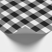 白黒バッファローチェック ラッピングペーパー (角)