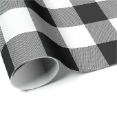 白黒バッファローチェック ラッピングペーパー (ロールコーナー)