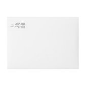 白黒バッファローチェック ラップアラウンドラベル (正面)