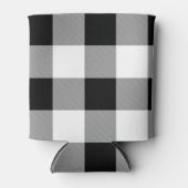 白黒バッファローチェック 缶クーラー (正面)