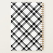 白黒バッファロープレイド プランナー手帳 (裏面)