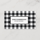 白黒バッファロープレ素朴イド 名刺 (正面)