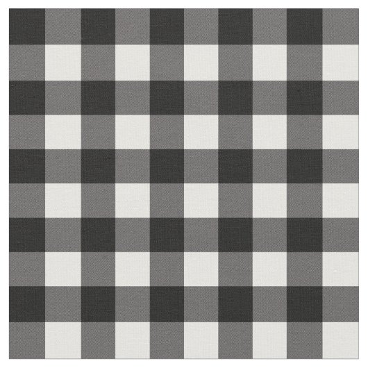 白黒バッファロー市松模様にプライド素朴 ファブリック (クローズアップ)