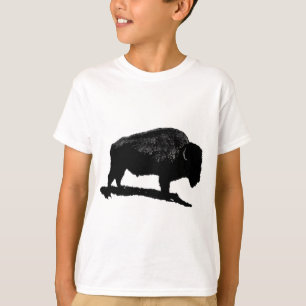 白黒バッファロー Tシャツ