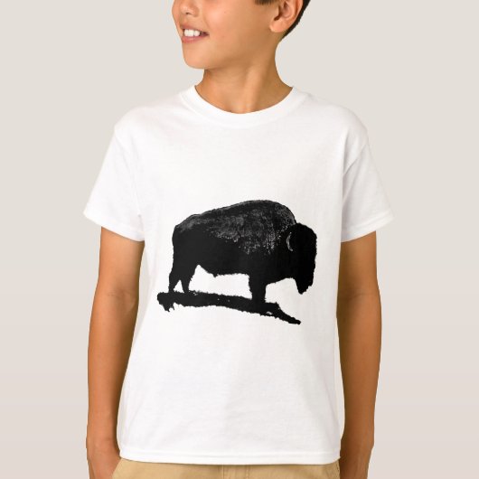 白黒バッファロー Tシャツ (正面)