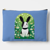 白黒バニー アクセサリーポーチ (正面)