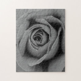 白黒バラのパズル ジグソーパズル