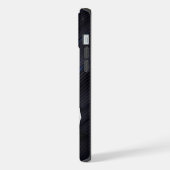 白黒バラの携帯電話ケース iPhoneケース (左側面)