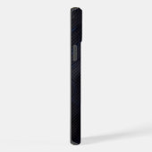 白黒バラの携帯電話ケース iPhoneケース (右側面)