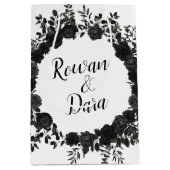 白黒バラゴシック結婚ズ ミディアムペーパーバッグ (正面)