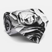 白黒バラメンズタイ ネクタイ (ロール)