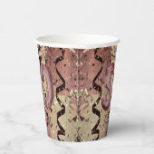 白黒バラ金ゴールドグリッター50誕生日 紙コップ (右)