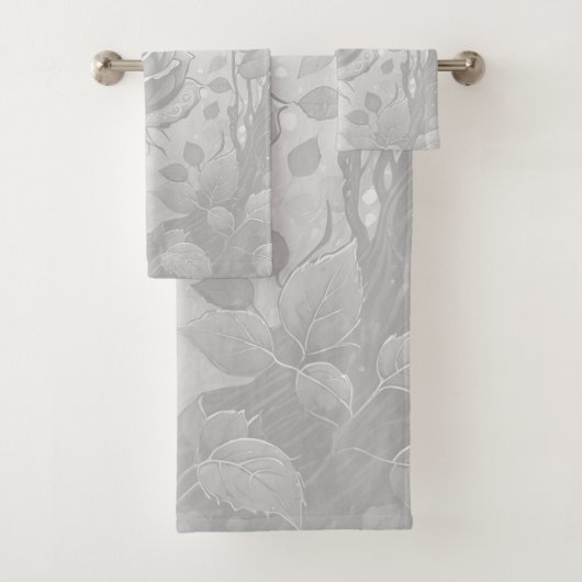 白黒バラ2 バスタオルセット (インサイチュ)