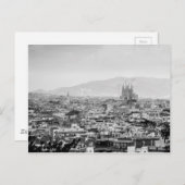 白黒バルセロナ ポストカード (正面/裏面)