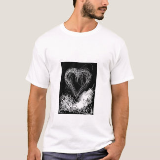 白黒バレンタイン Tシャツ