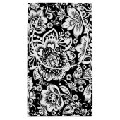 白黒バロック模様 スモールペーパーバッグ (裏面)