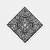 白黒バンダナ華美ー スタンダードランチョンナプキン (角)