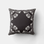 白黒バンダンナモノグラム クッション (裏面)