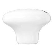 白黒バードオンブランチお洒落 セラミックノブ (側面)