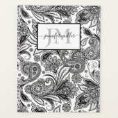 白黒パイズリパーソナライズされたー プランナー手帳 (正面)