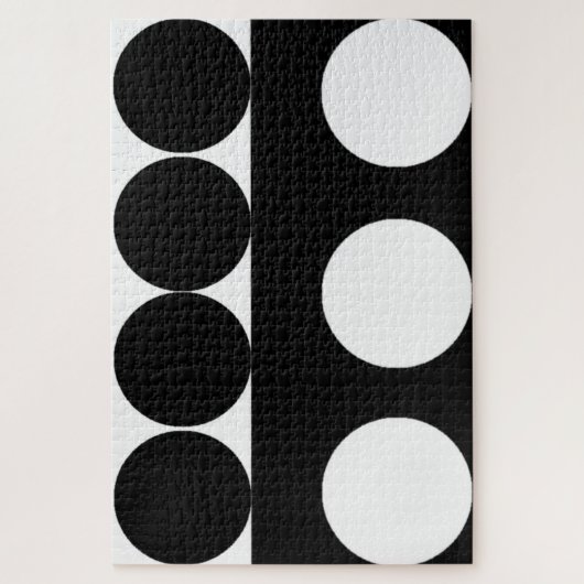 白黒パズル1,014個 ジグソーパズル (縦)