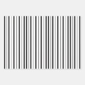 白黒パターエレガントン ラッピングペーパーシート (正面2)