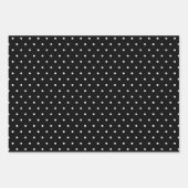 白黒パターエレガントン ラッピングペーパーシート (正面)