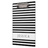 白黒パターストライプのン名 クリップボード (左)