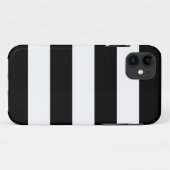 白黒パターストライプのン Case-Mate iPhoneケース (裏面(横))