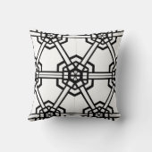 白黒パターモダンン クッション (裏面)