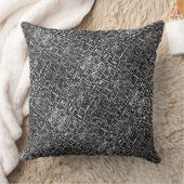 白黒パターンドードル クッション (ブランケット)